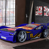 Blå racingbilsbädd Night Racer - 90x200 image