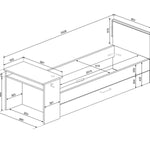 gaming bed 90x200 mål image