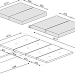 loftseng med sofa image
